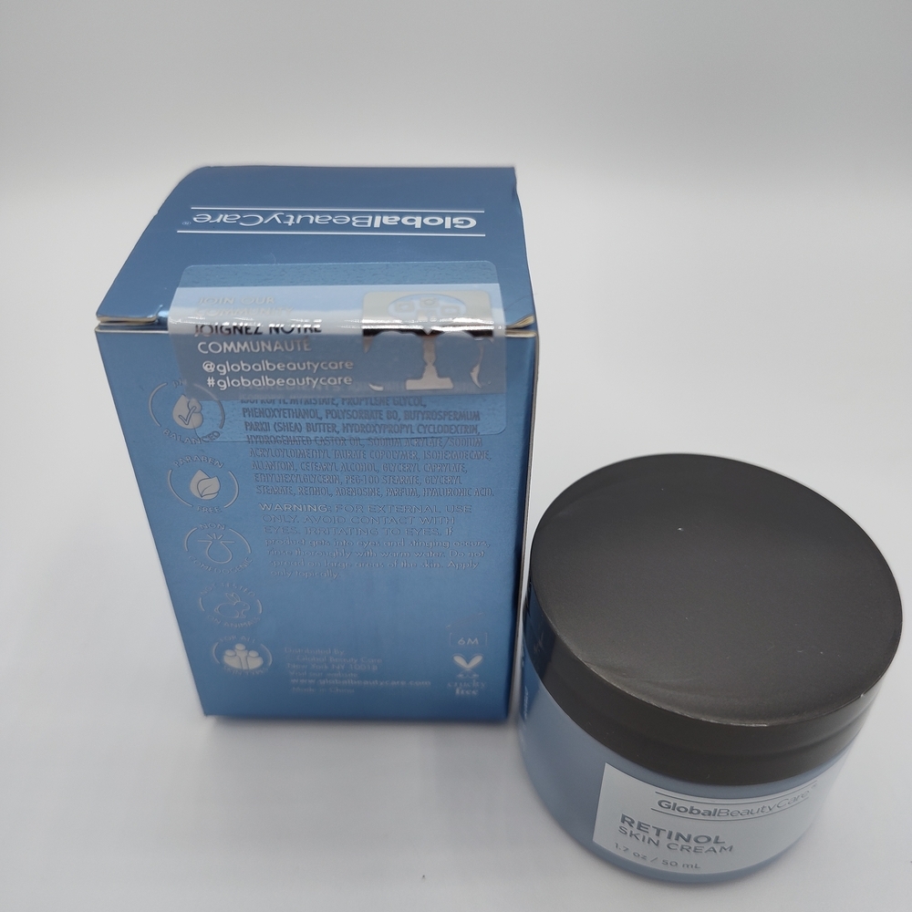 Global Beauty Care Retinol Skin Cream – Anti-Aging Moisturizer 1.7 oz - Picture 2 of 2